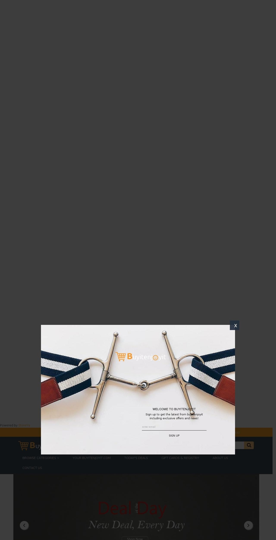buyitenjoyit.com — Shopify storefront screenshot