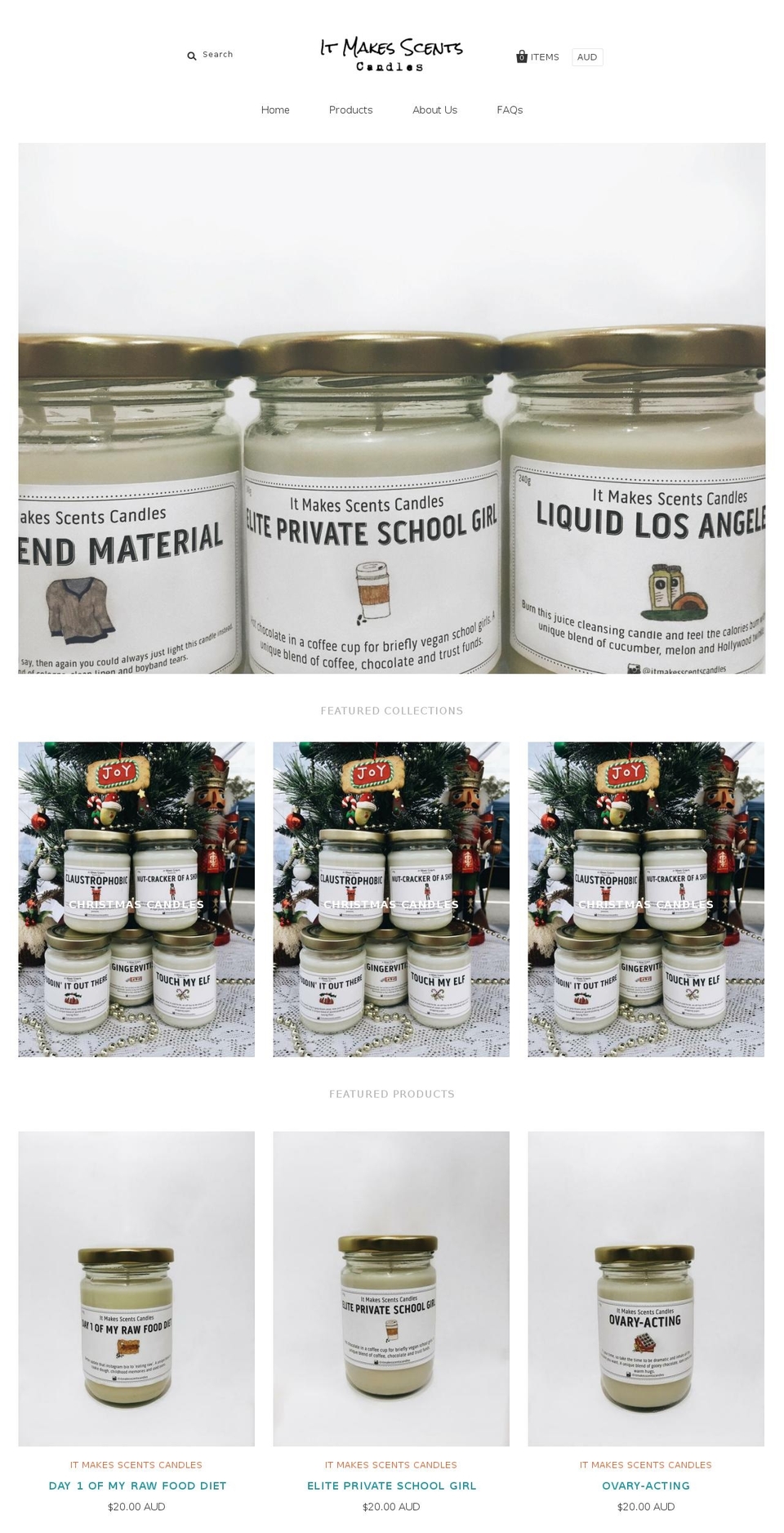 buyitmakesscents.com — Shopify storefront screenshot