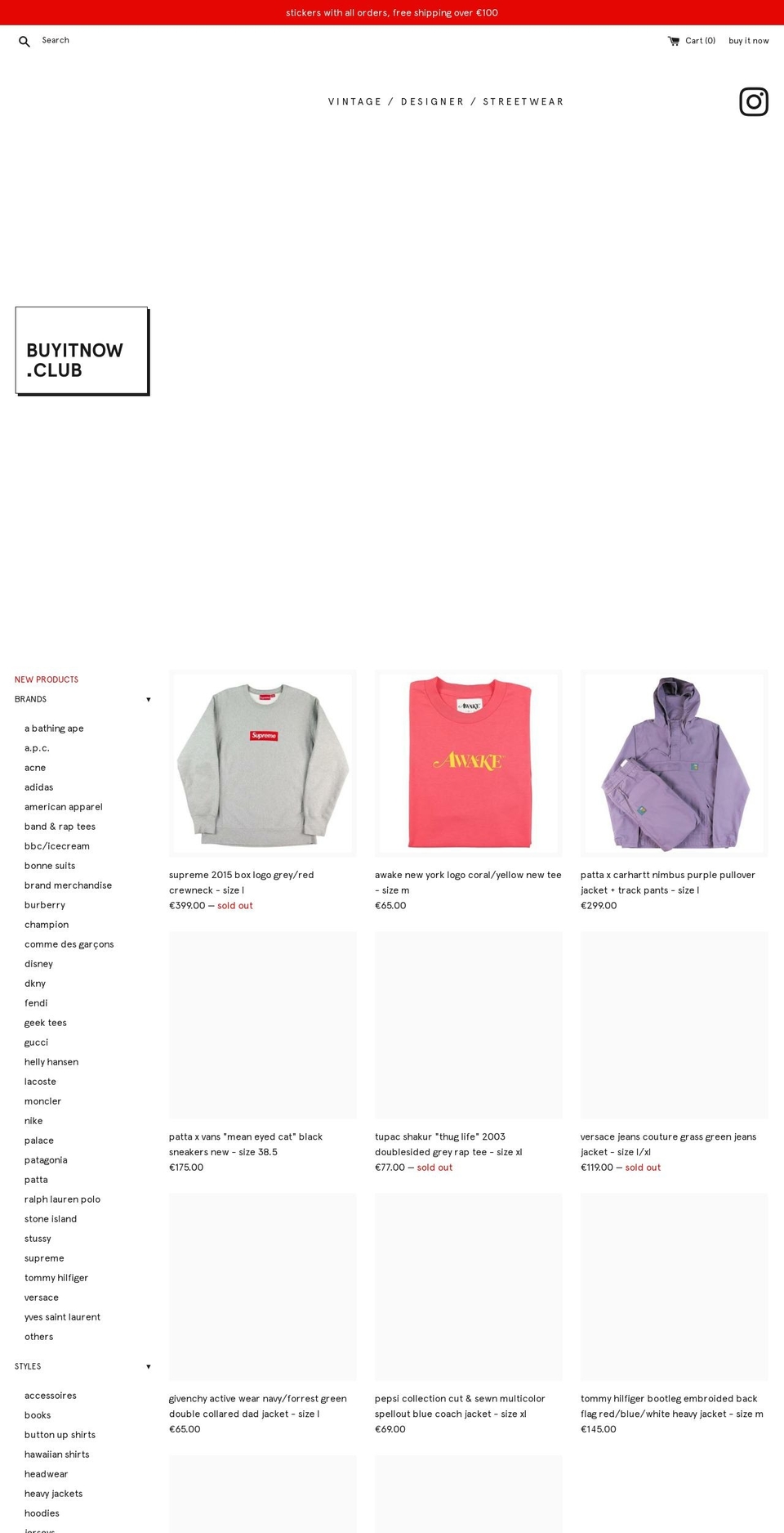 buyitnow.club shopify website screenshot