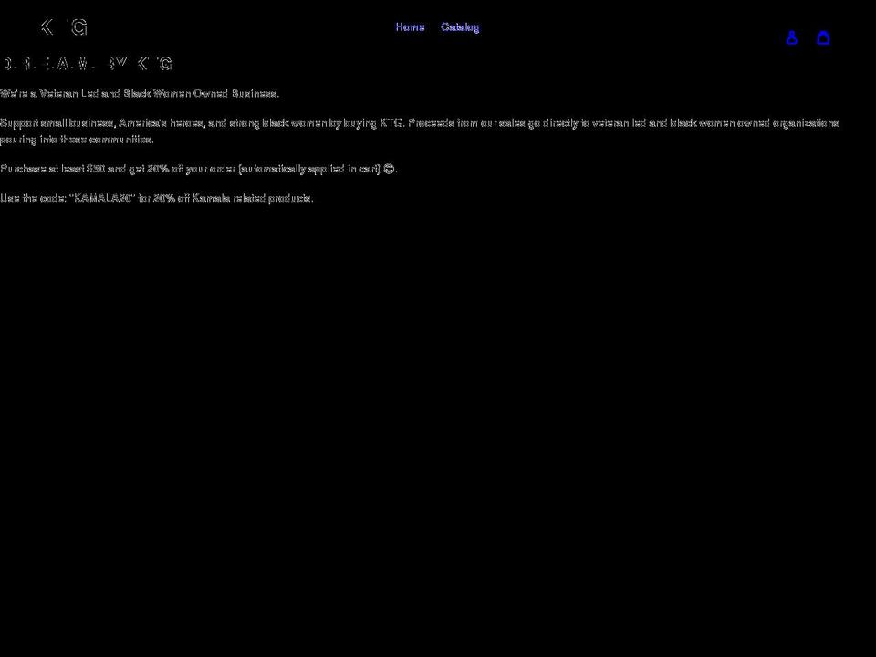 buyktg.com shopify website screenshot