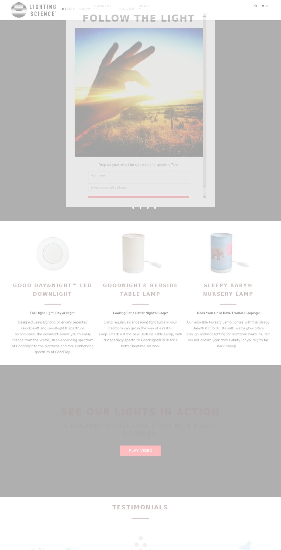 buyledlighting.com — Shopify storefront screenshot