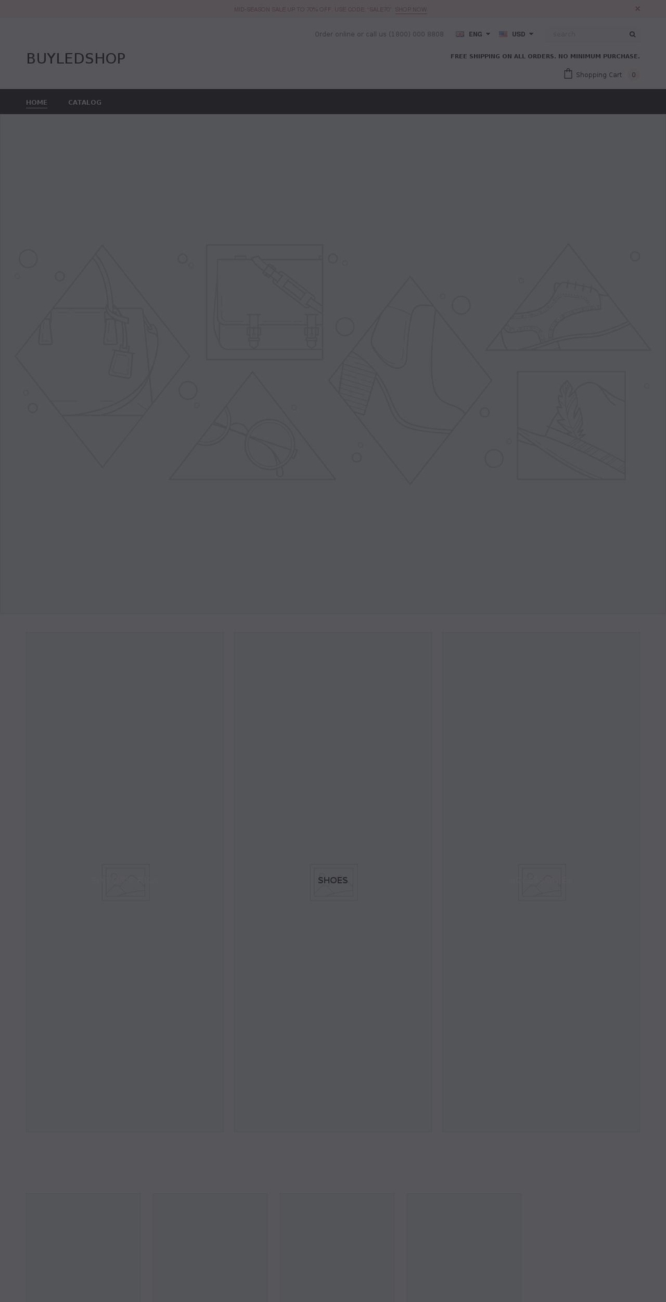 buyledshop.com — Shopify storefront screenshot