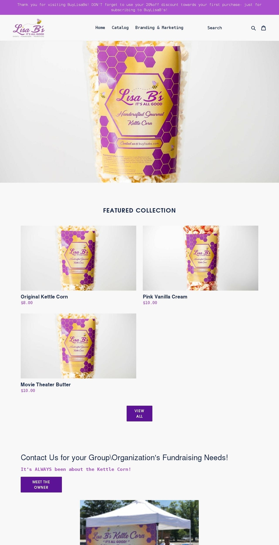 buylisabs.com shopify website screenshot