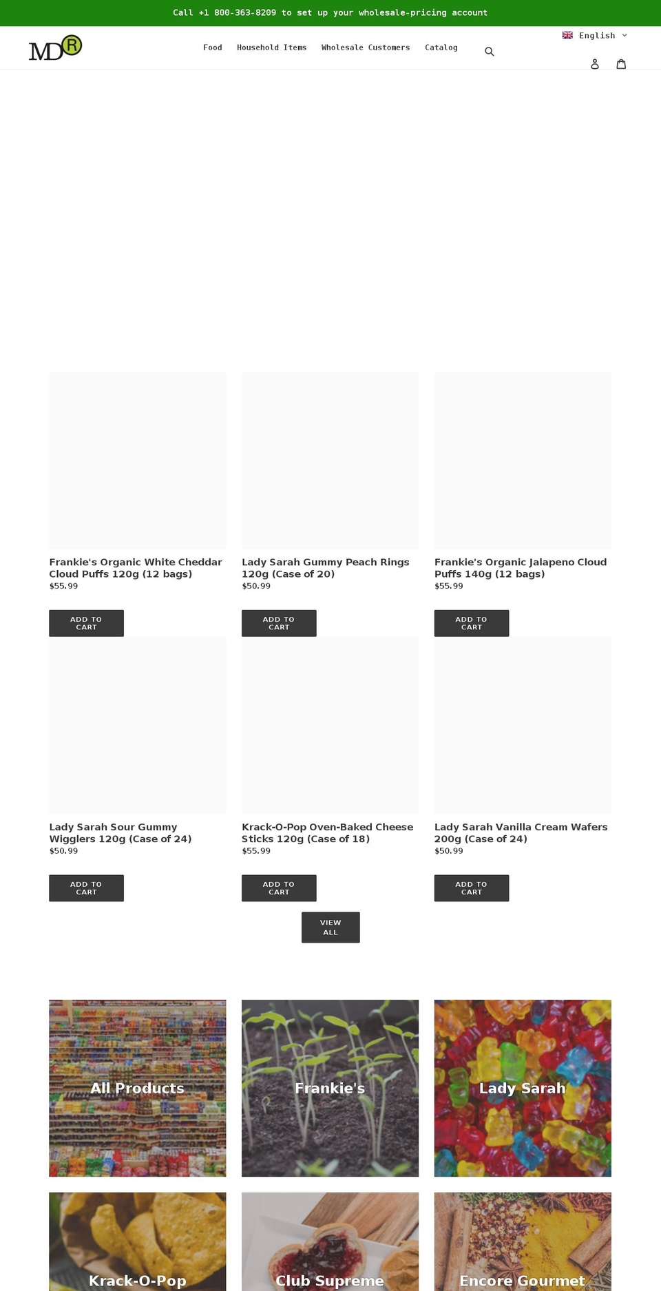 buymdr.com shopify website screenshot