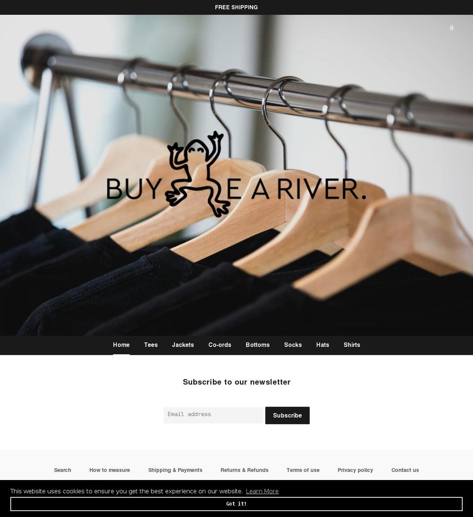 buymeariver.gr shopify website screenshot