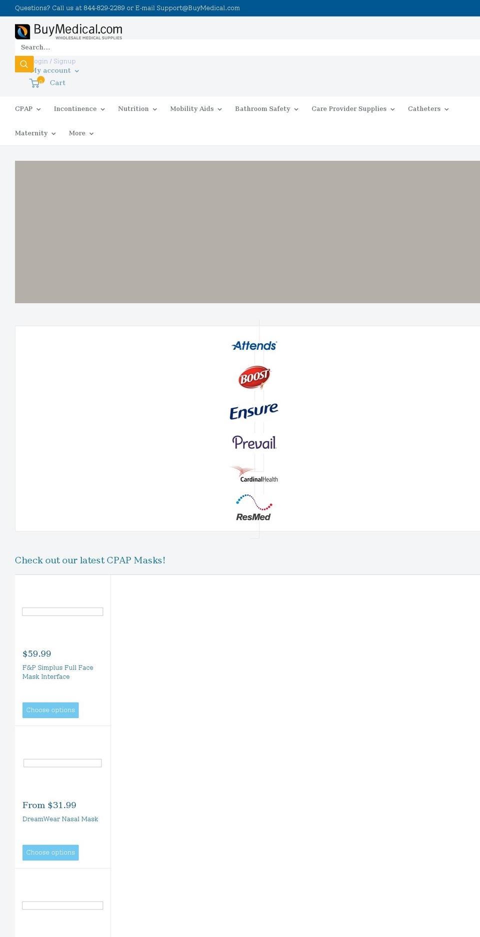 buymedical.com shopify website screenshot