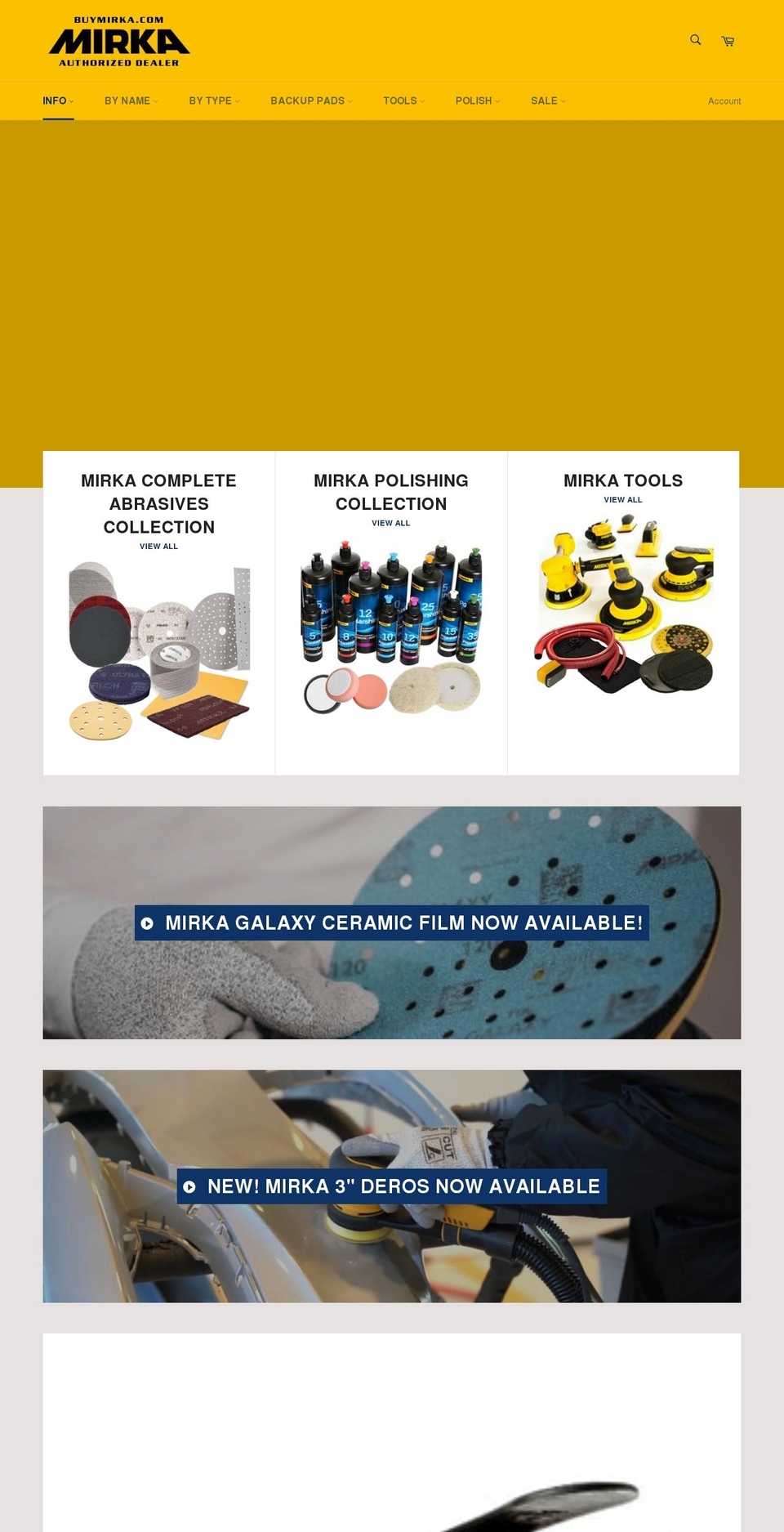 buymirka.com shopify website screenshot