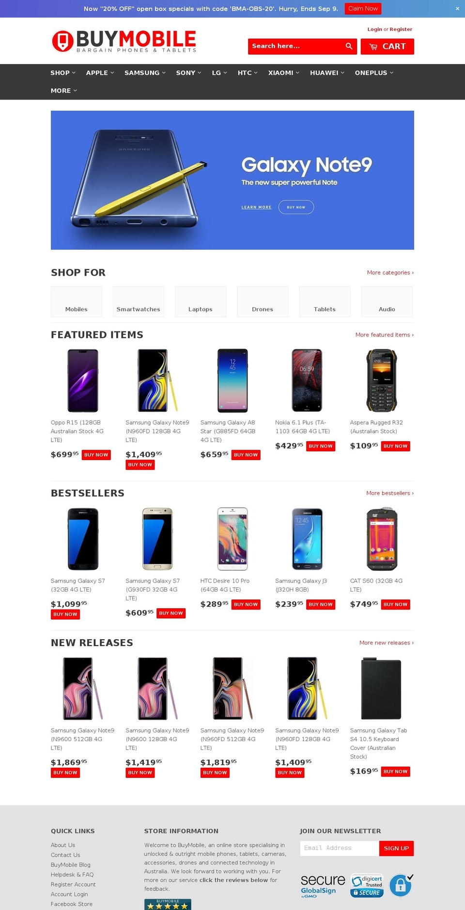 buymobilerapidco.myshopify.com shopify website screenshot