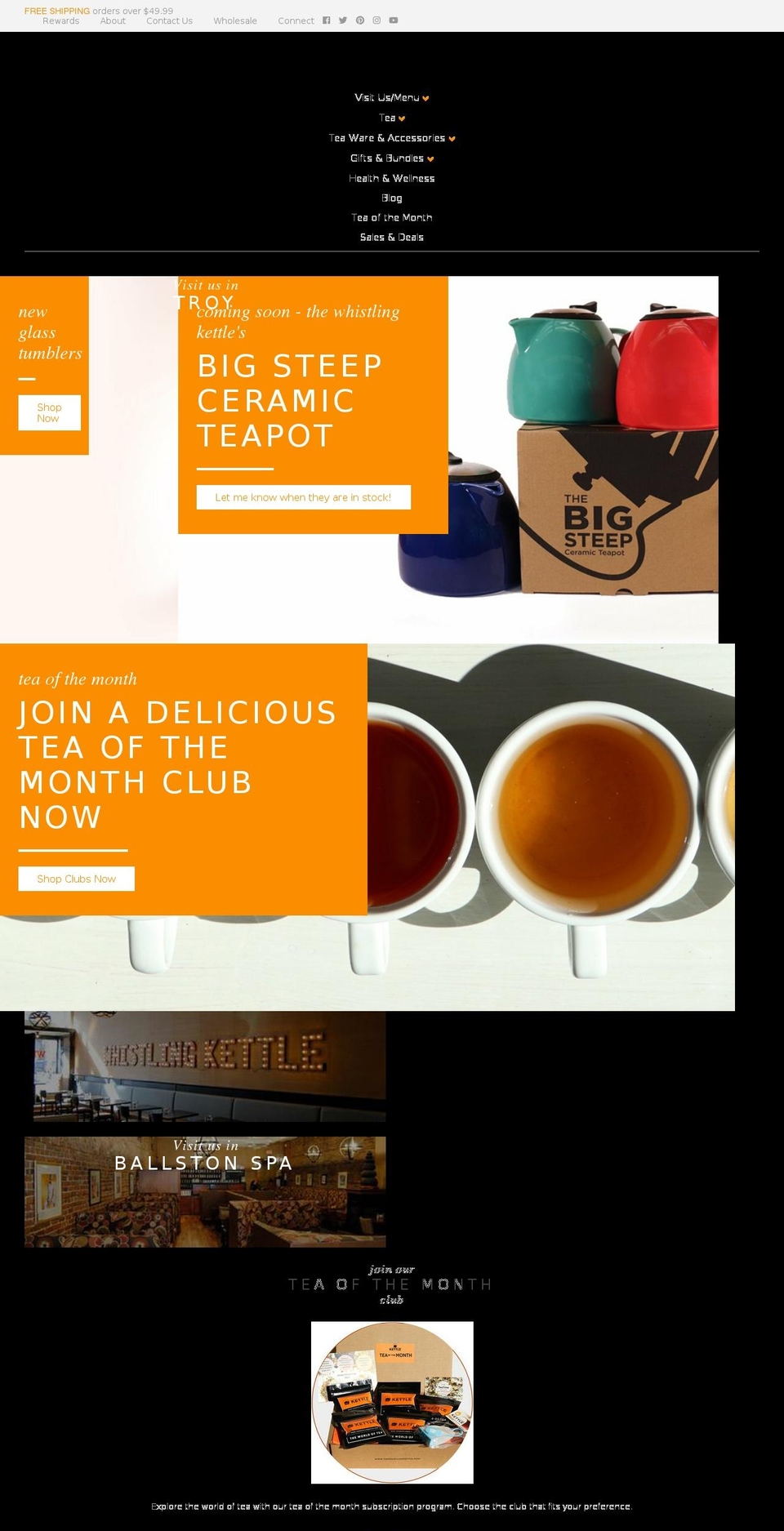 whistling-kettle Shopify theme site example buymoretea.com