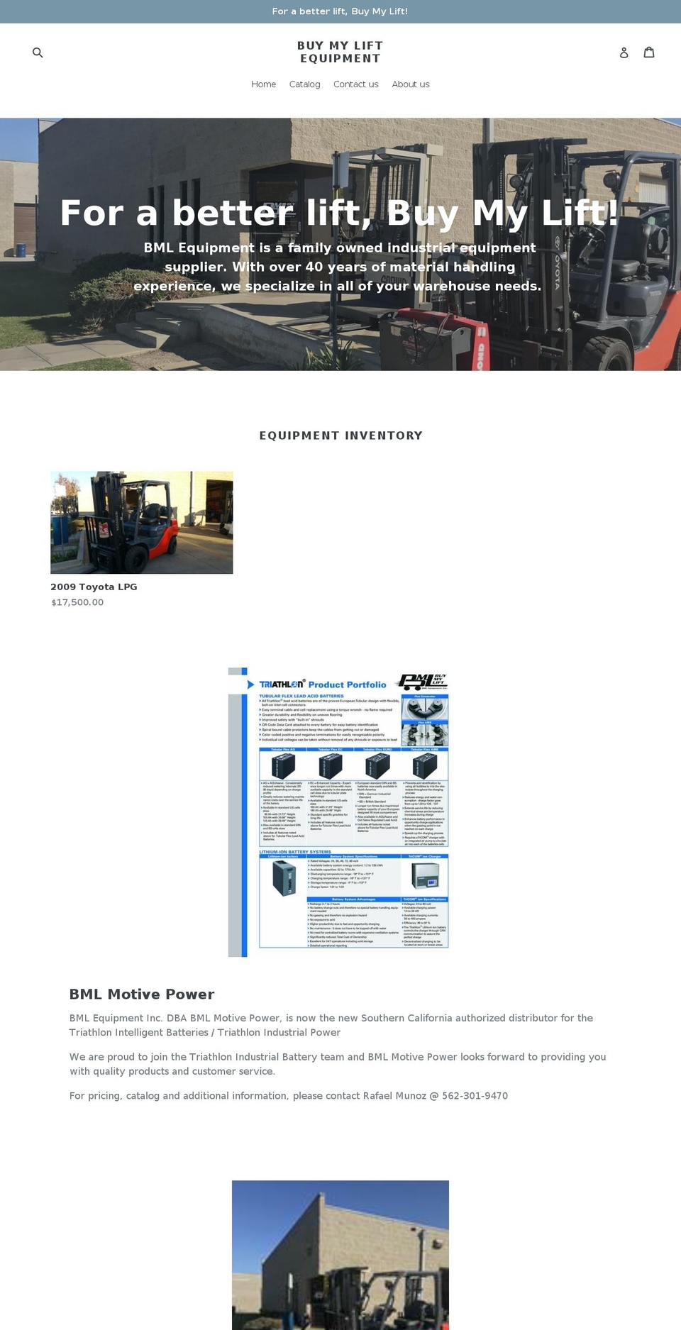 buymylift.com — Shopify storefront screenshot
