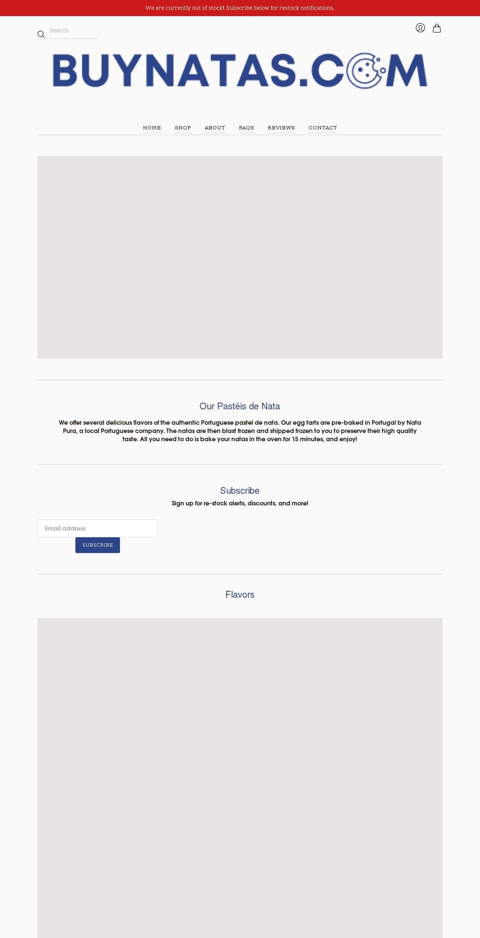 buynatas.com shopify website screenshot