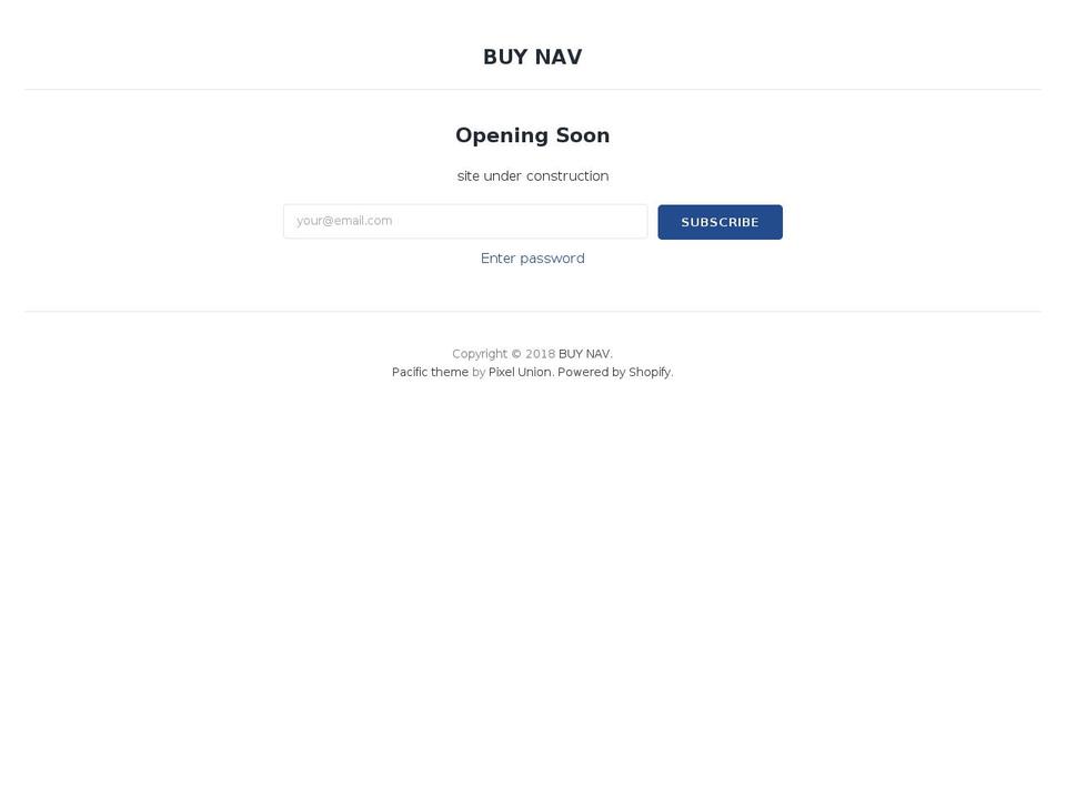 Current  - with Langify Shopify theme site example buynav.com