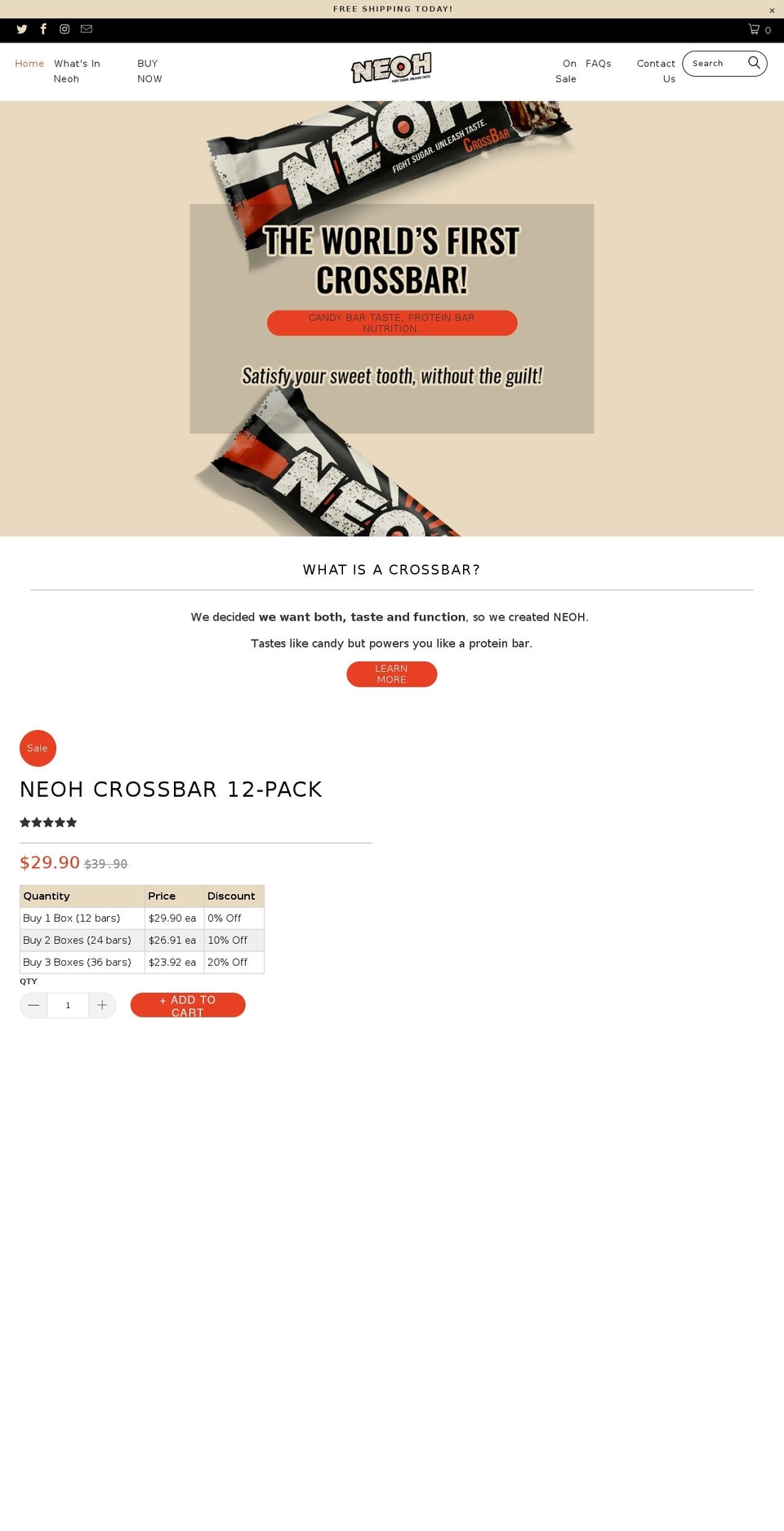 buyneoh.com — Shopify storefront screenshot