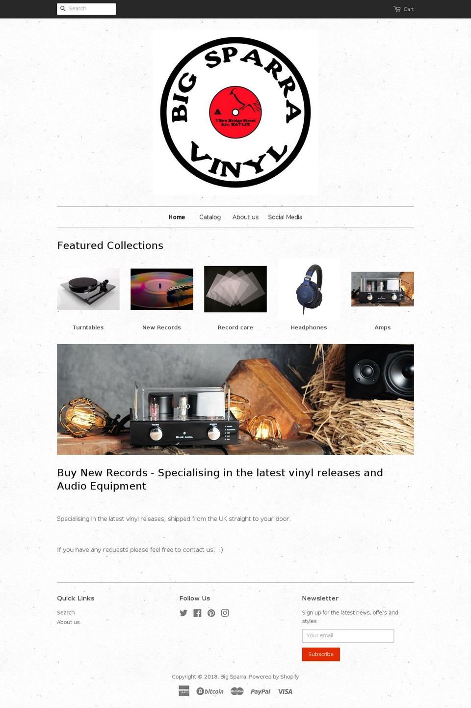 buynewrecords.com shopify website screenshot