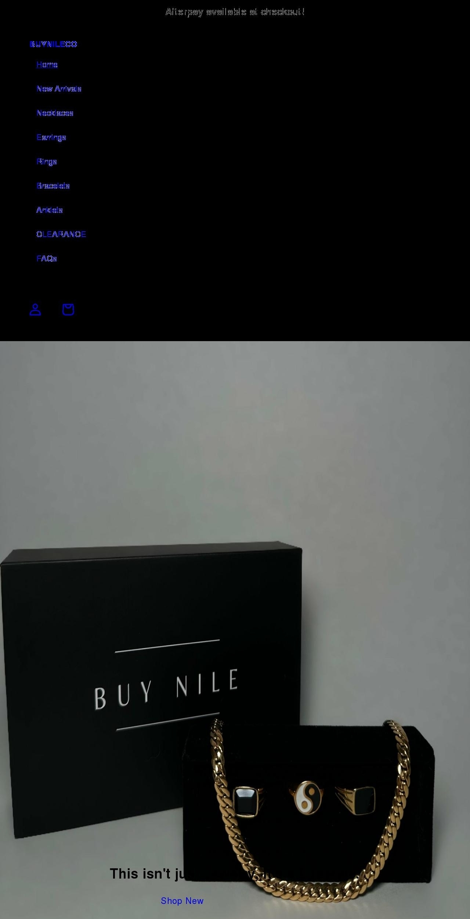 buynileco.com shopify website screenshot