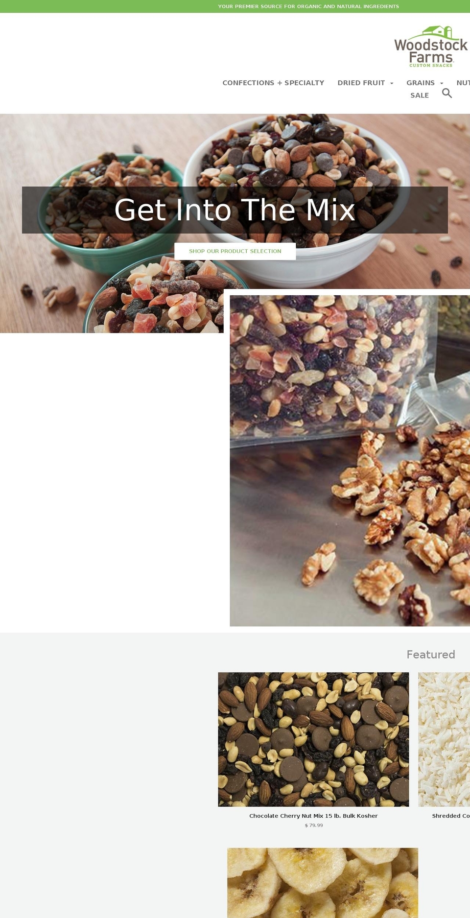 buynutsandmore.com shopify website screenshot