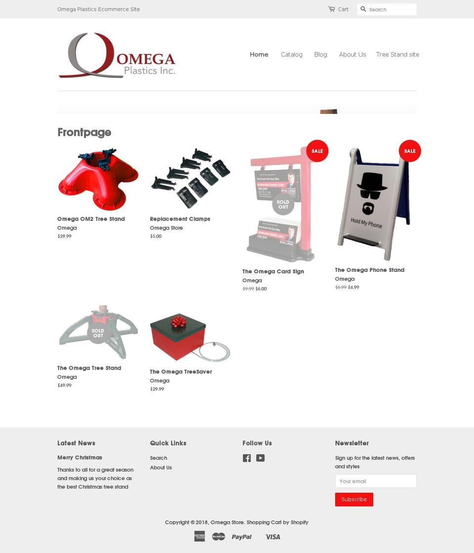 buyomega.org shopify website screenshot