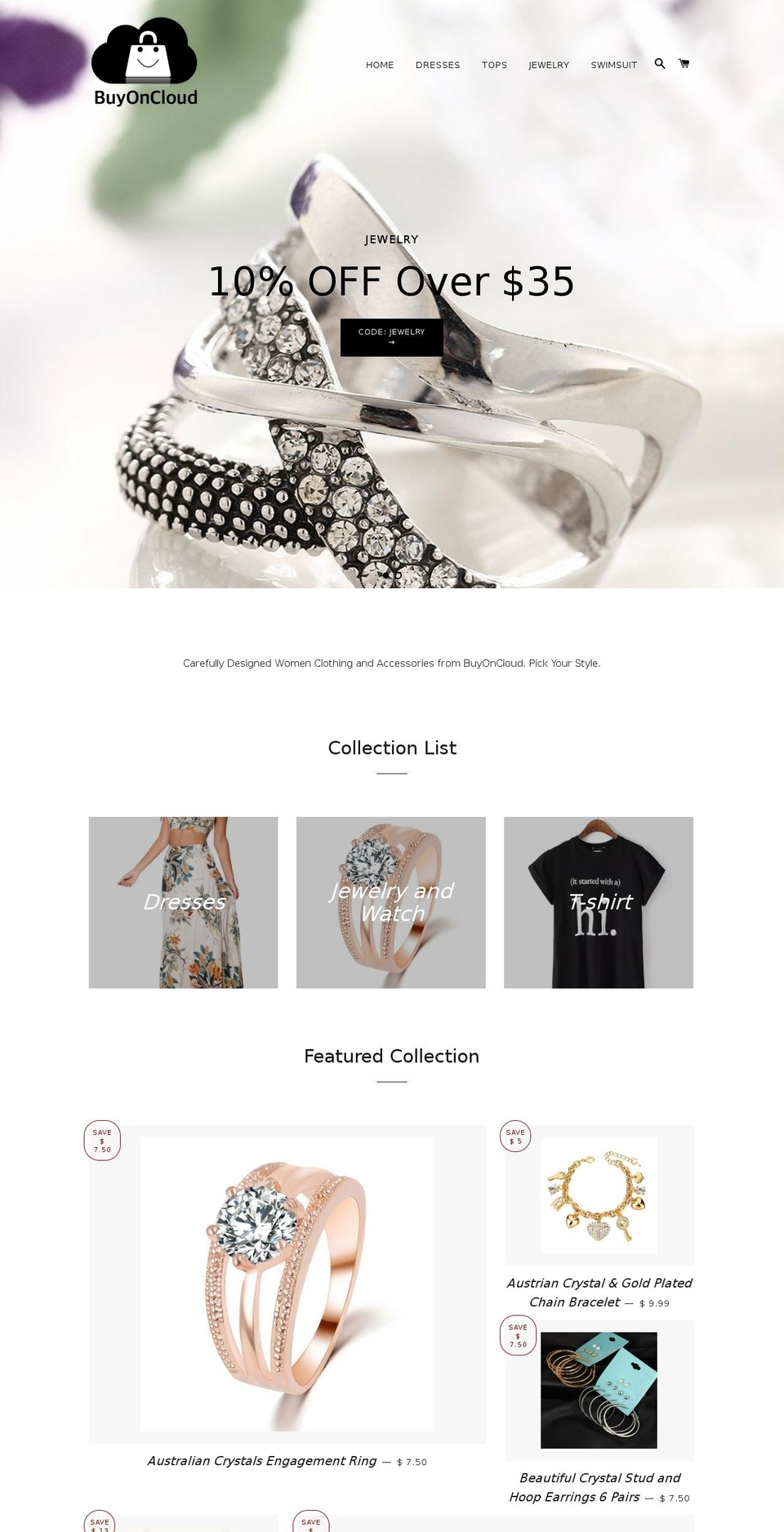 buyoncloud.com shopify website screenshot