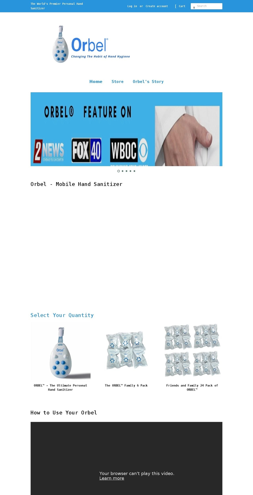 buyorbel.com shopify website screenshot