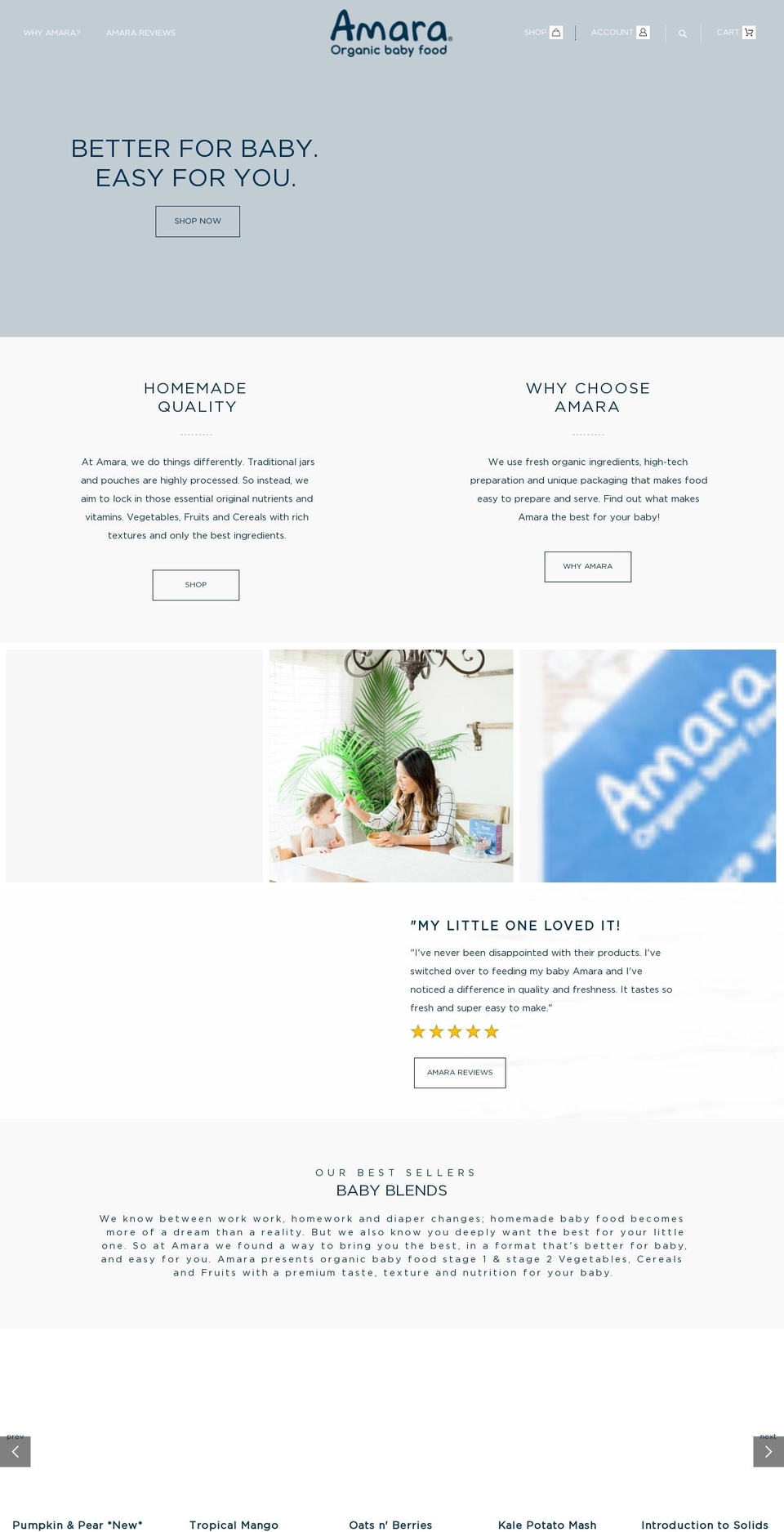 Arctic Grey Inc. (v1) Shopify theme site example buyorganicbabyfood.com