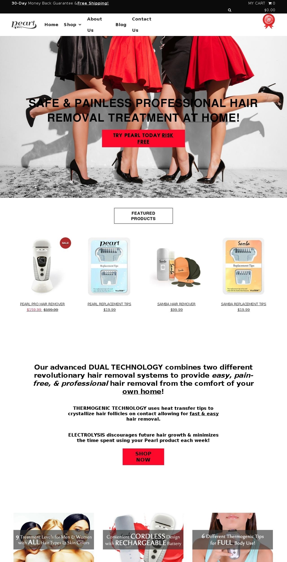 PEARL REDESIGN Shopify theme site example buypearlpen.com