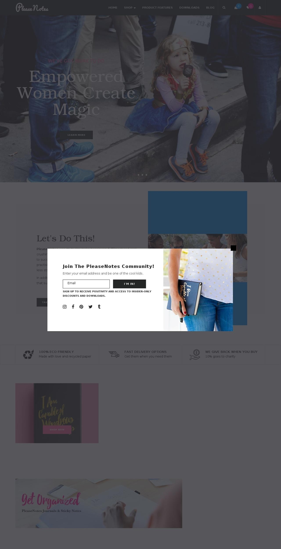 brilliant-home1 Shopify theme site example buypleasenotes.com