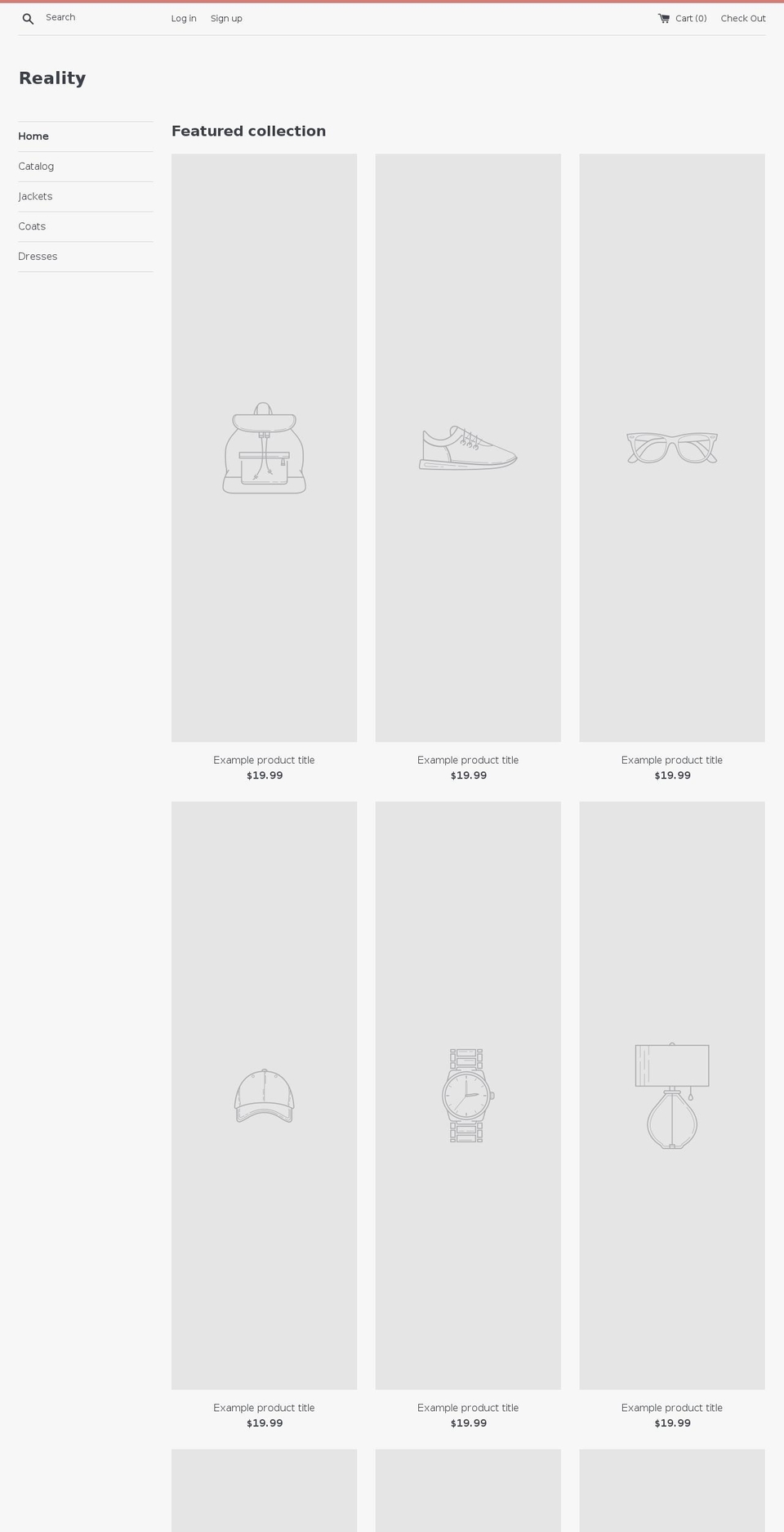 buyrealities.com — Shopify storefront screenshot