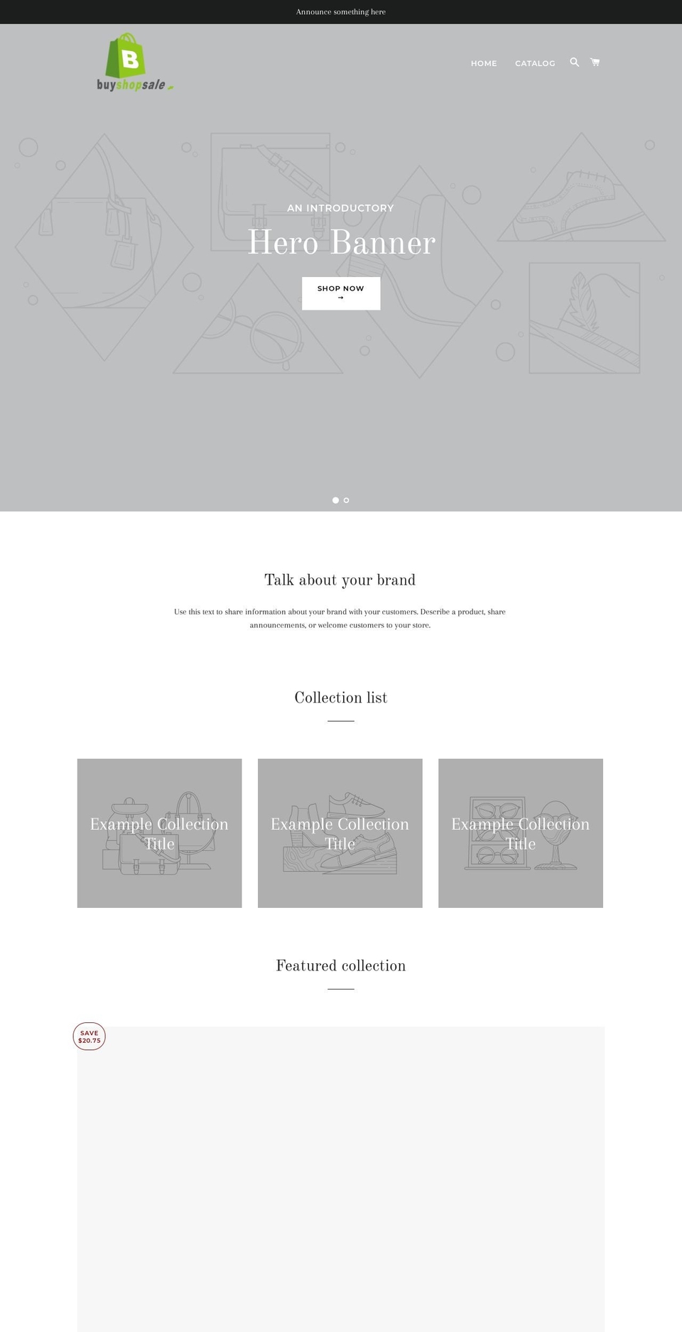 buyshopsale.com — Shopify storefront screenshot