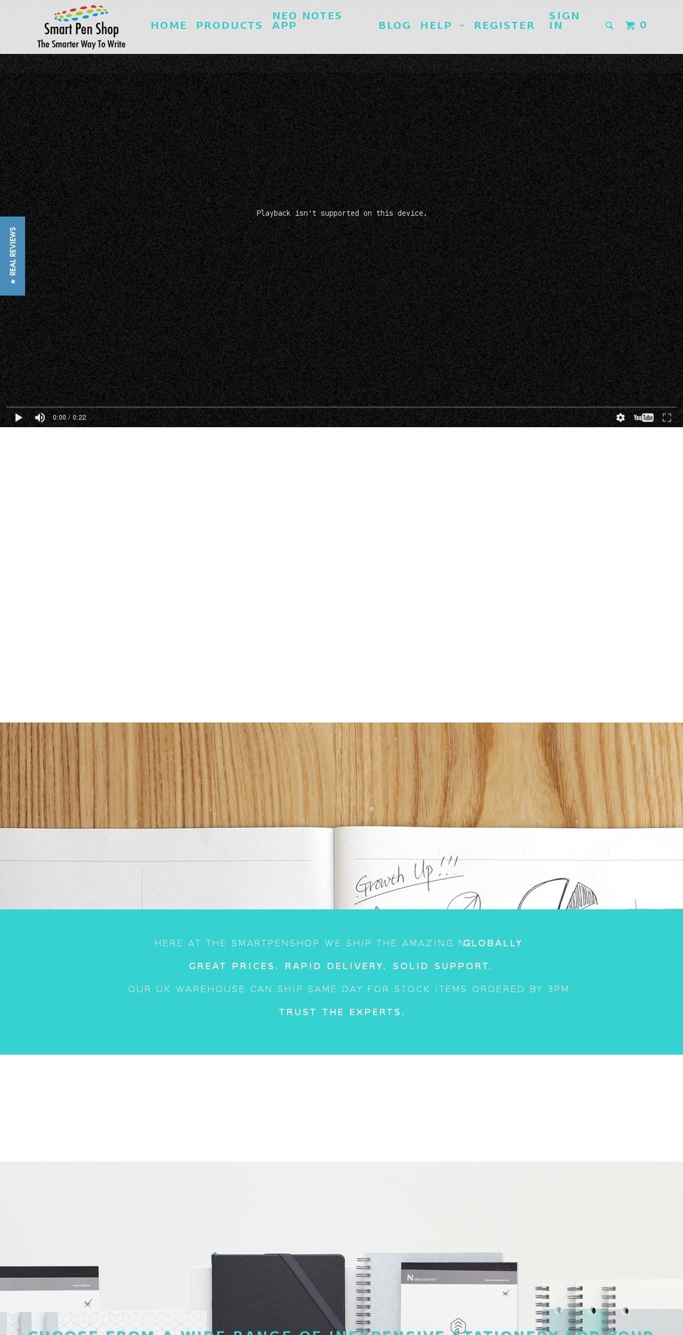 buysmartpens.com shopify website screenshot