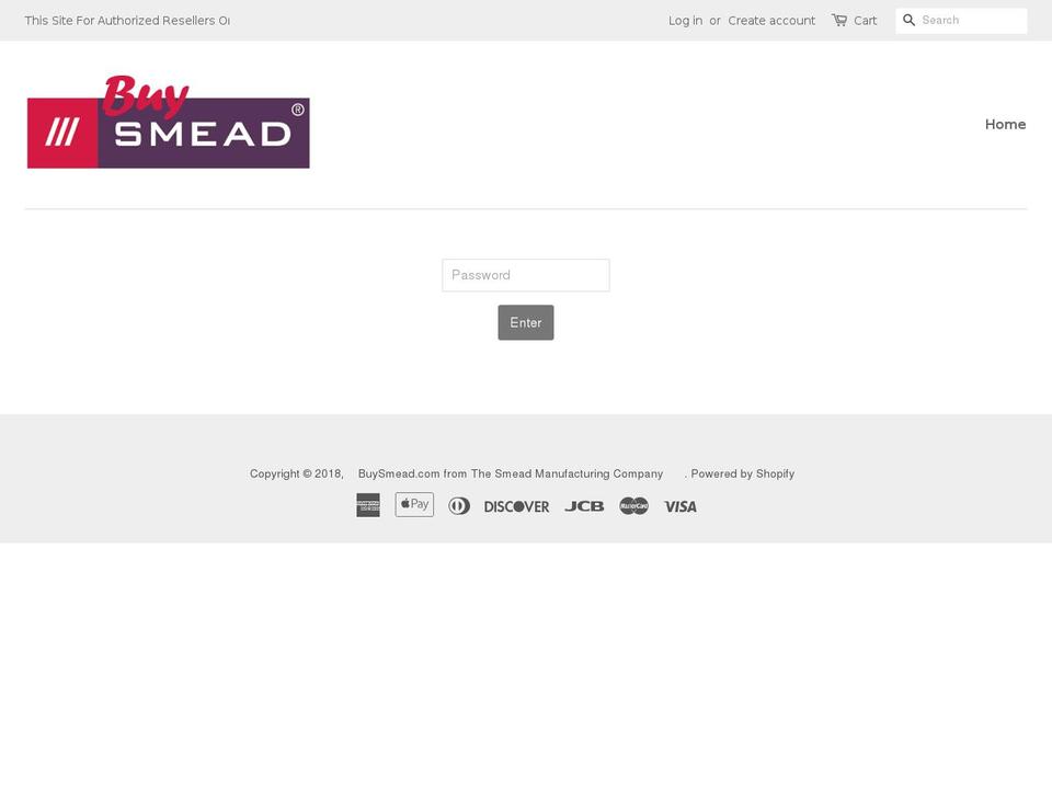 buysmead.com — Shopify storefront screenshot