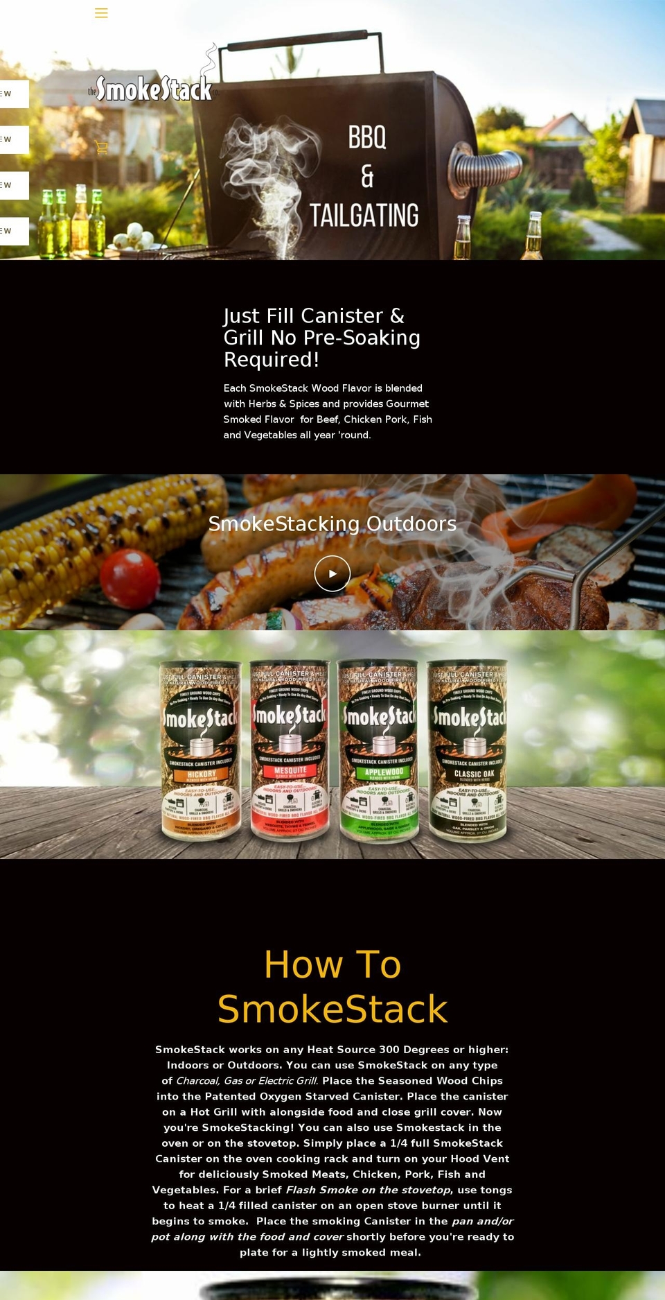 buysmokestack.com — Shopify storefront screenshot