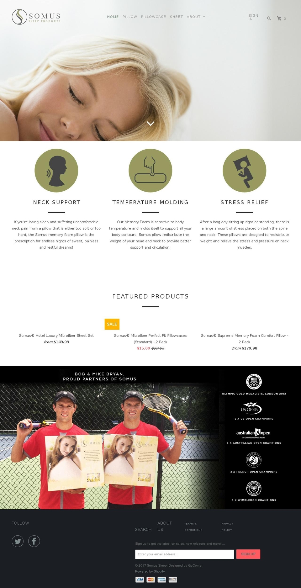Comet-Production | Ameet Shopify theme site example buysomus.com
