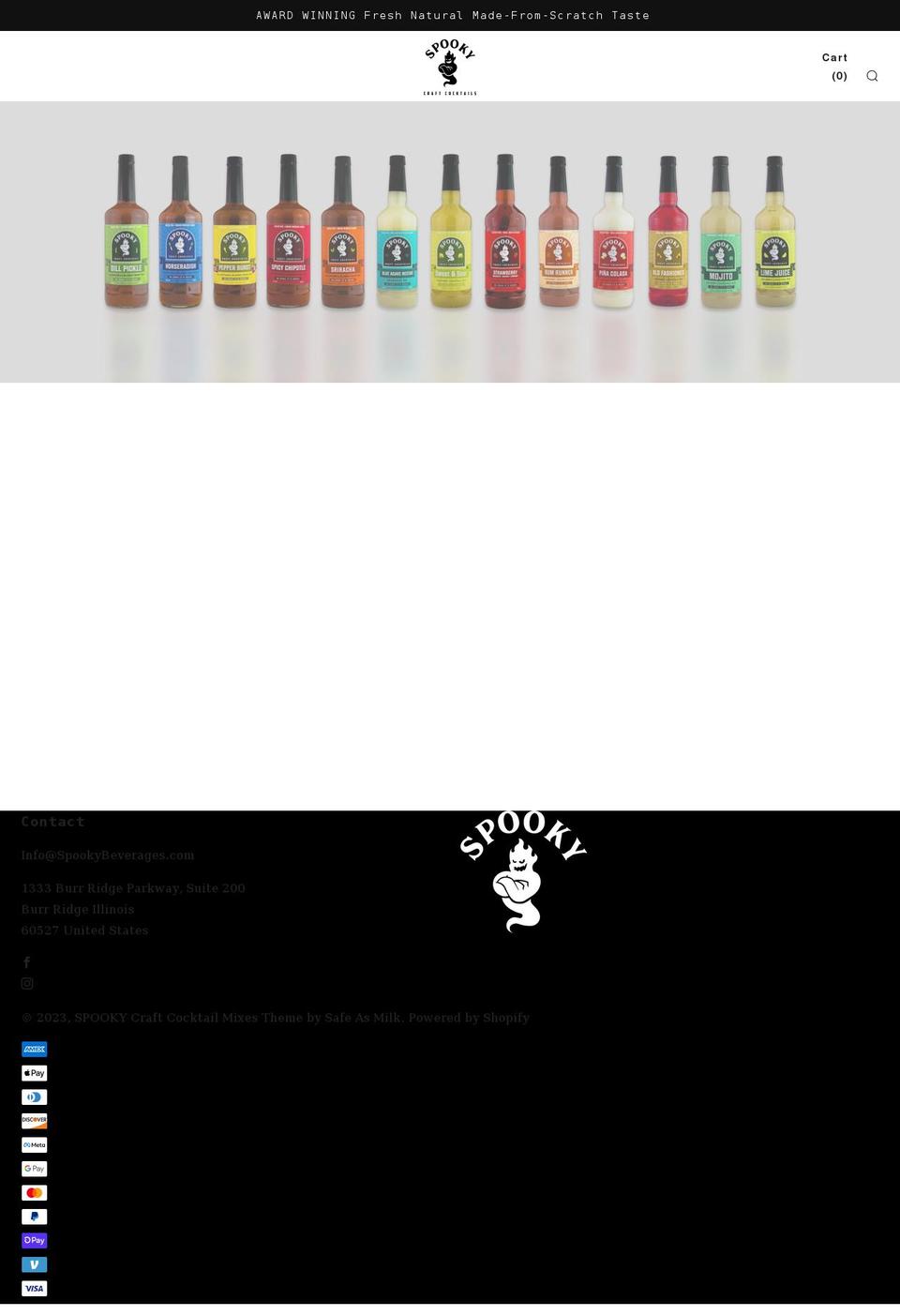 buyspooky.com — Shopify storefront screenshot