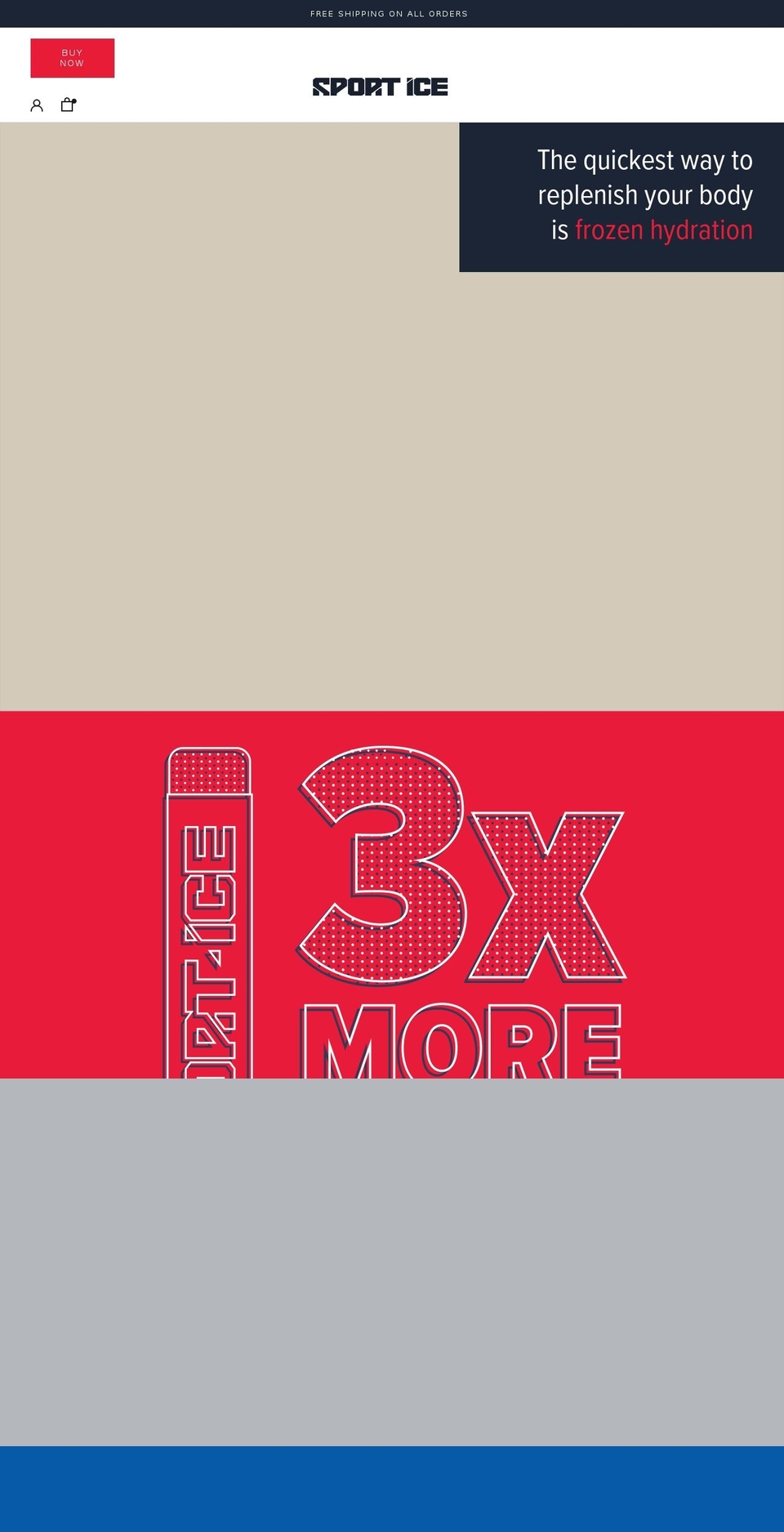 buysportice.com shopify website screenshot