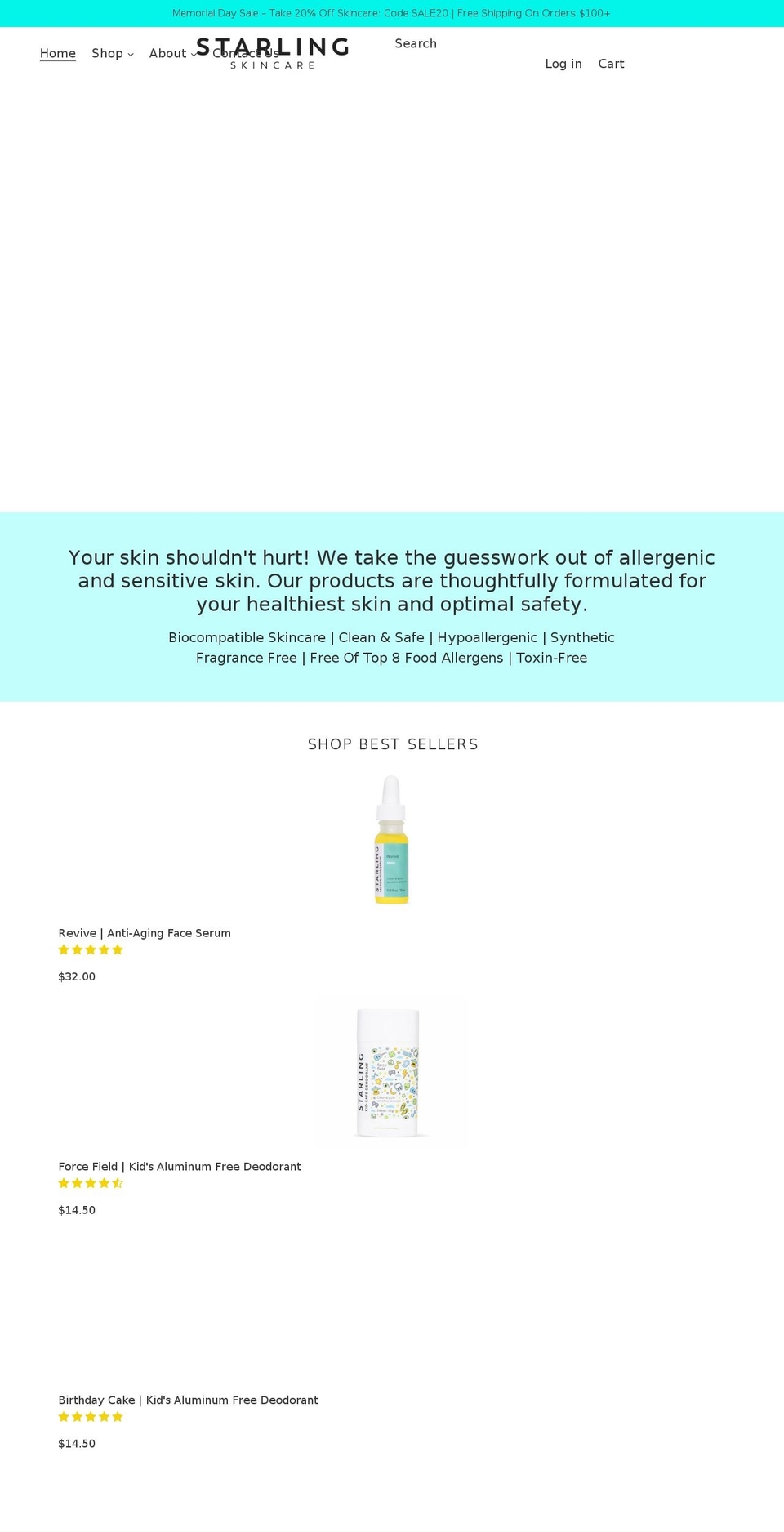 buystarling.com — Shopify storefront screenshot