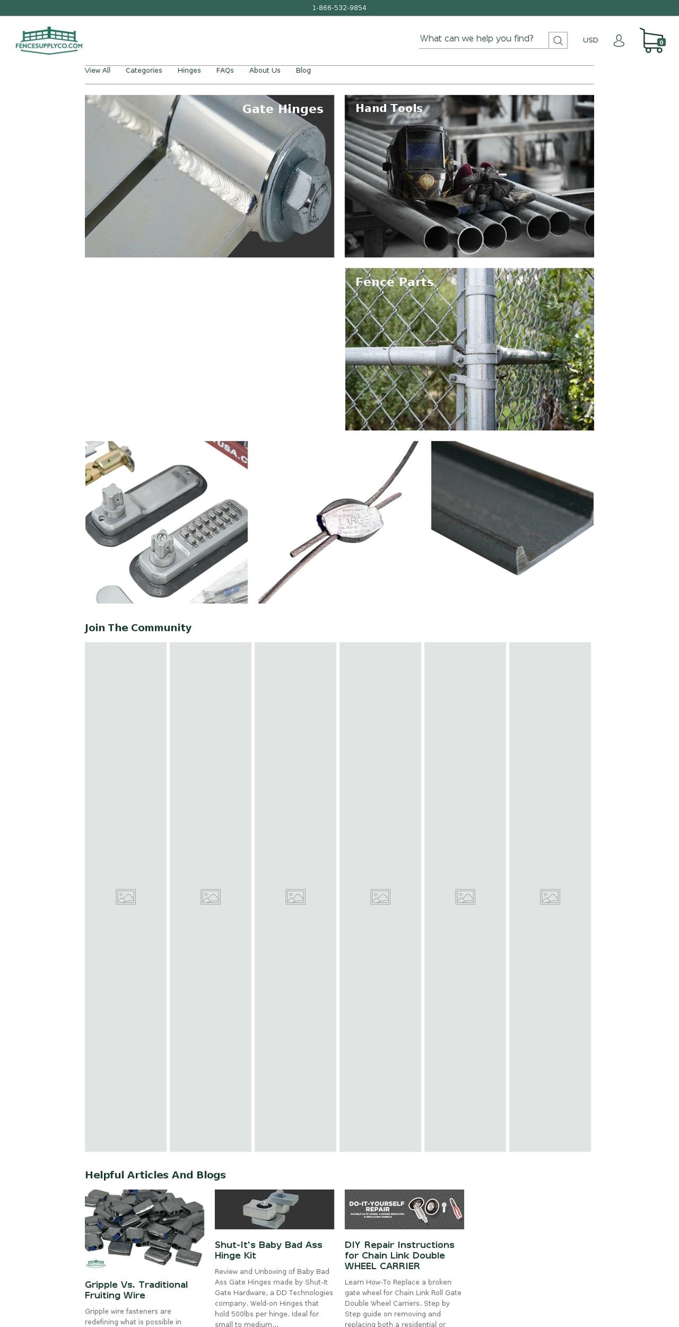 buysteelfence.com — Shopify storefront screenshot