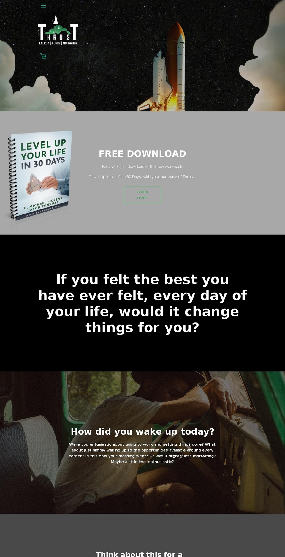 buythrust.com — Shopify storefront screenshot
