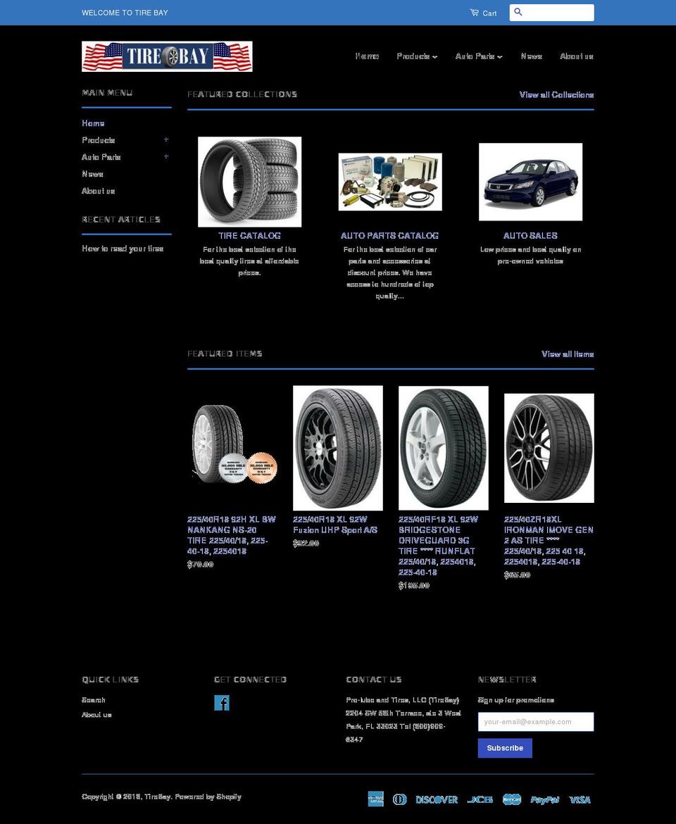 buytiresusa.com — Shopify storefront screenshot