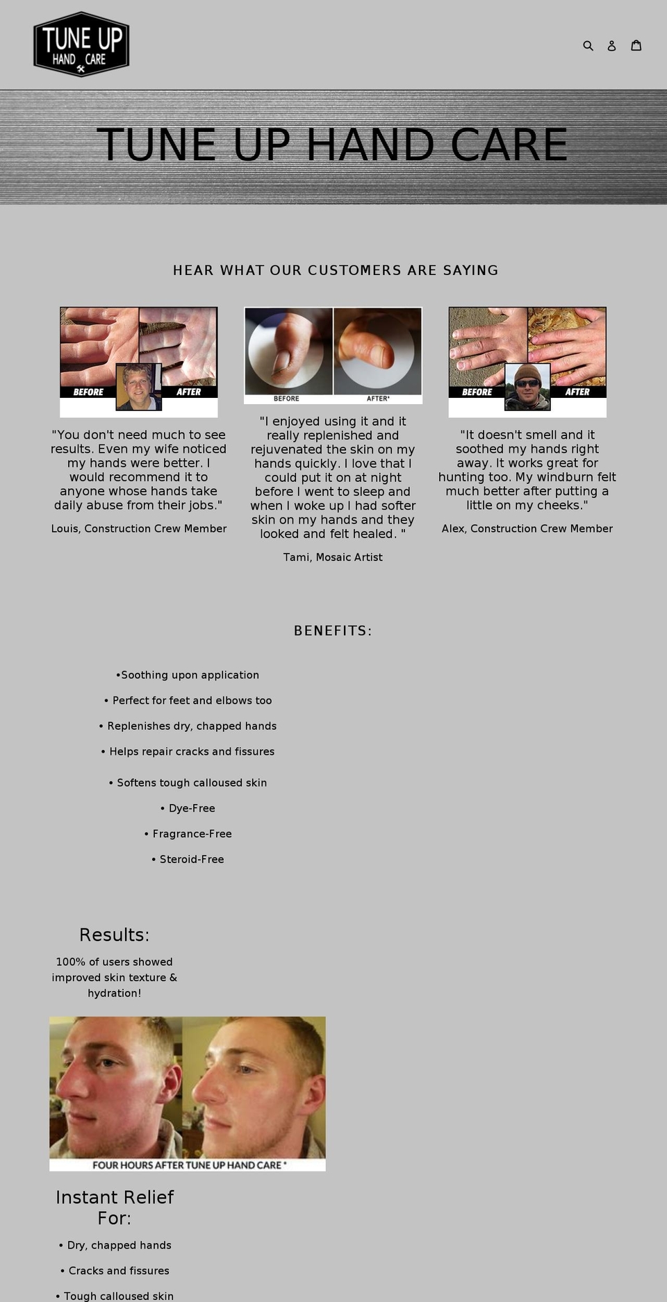 buytuneup.com — Shopify storefront screenshot