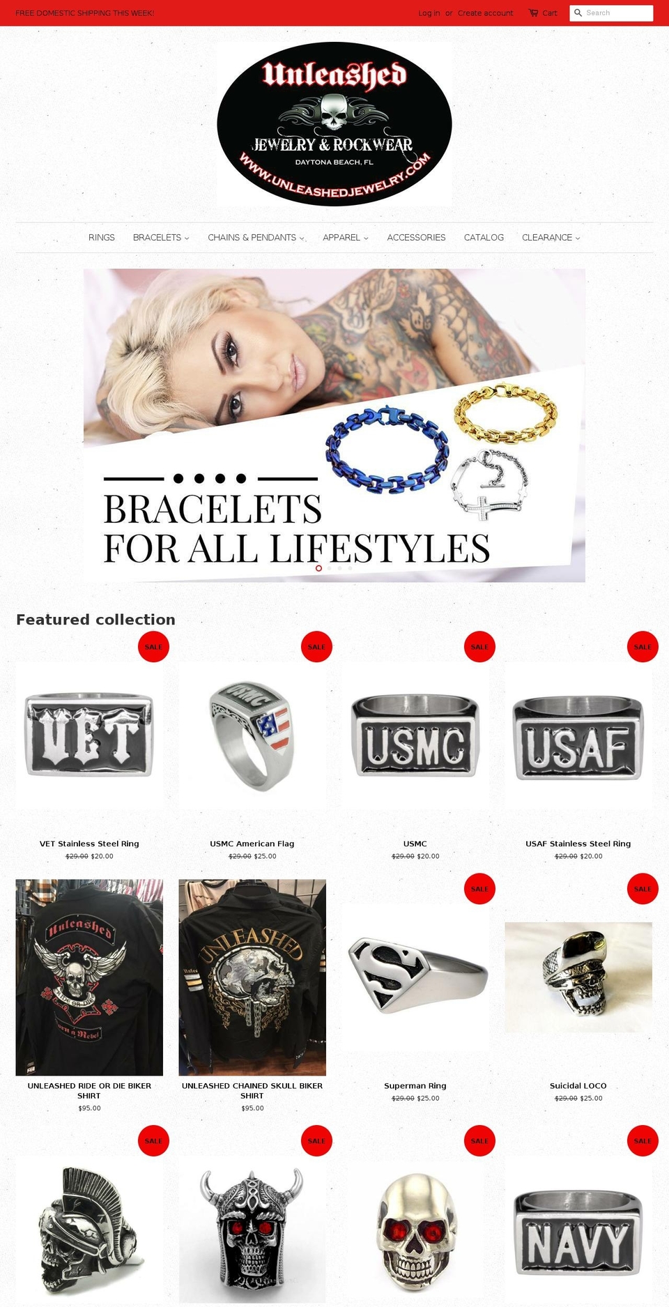 buyunleashed.com — Shopify storefront screenshot