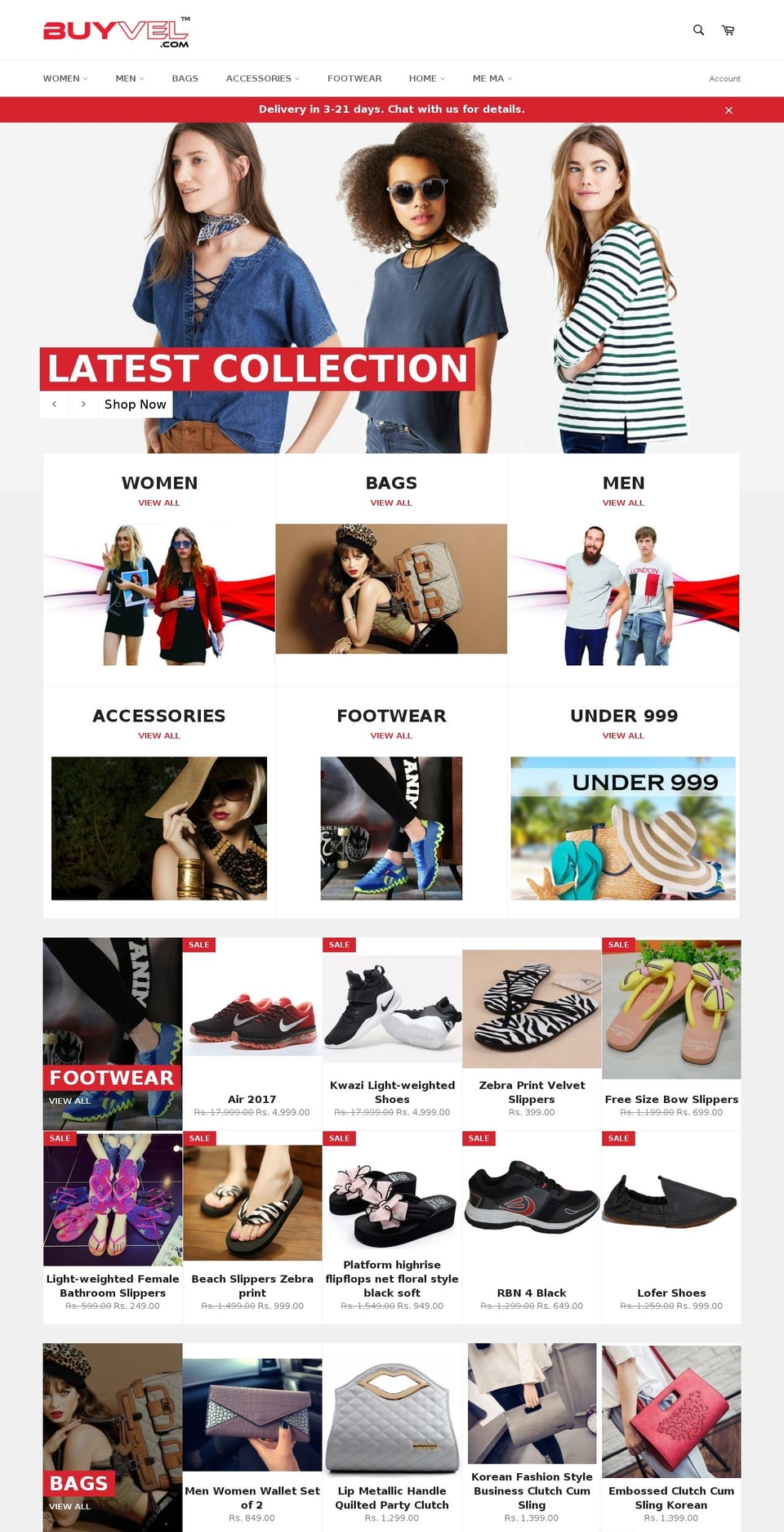 buyvel.com shopify website screenshot