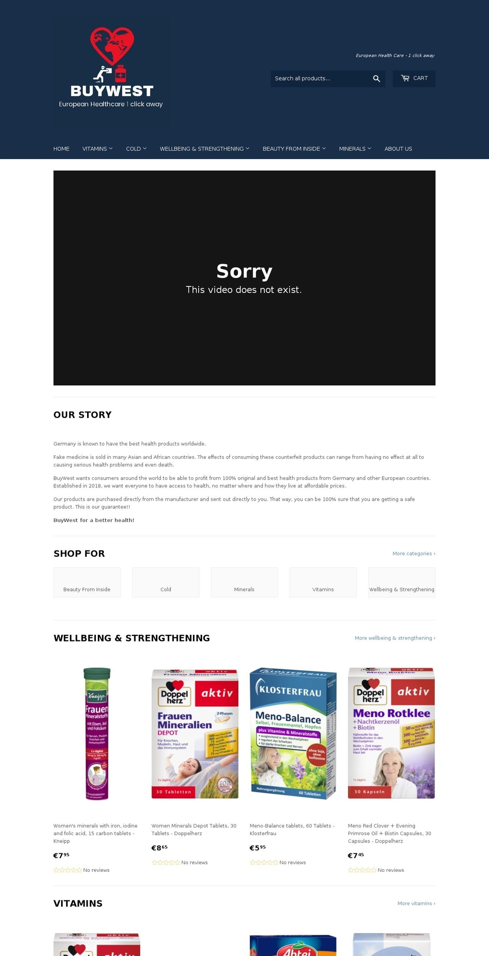 buywest.net shopify website screenshot