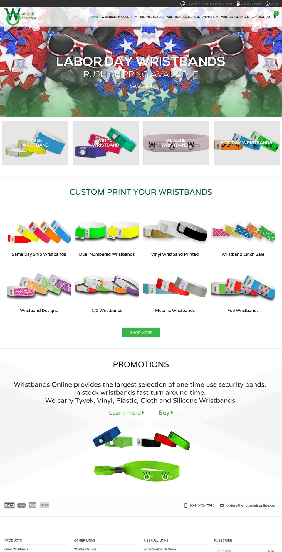 WBO - 23-10-2016 Shopify theme site example buywristbands.net