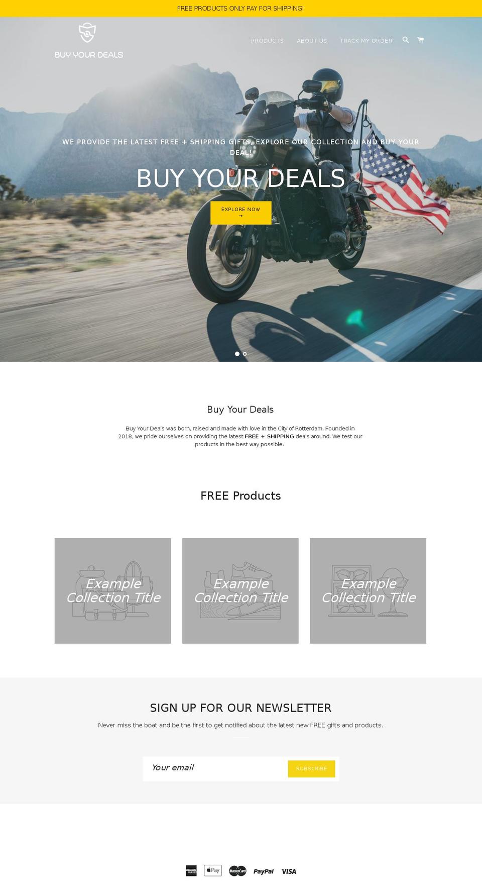 buyyourdeals.com — Shopify storefront screenshot