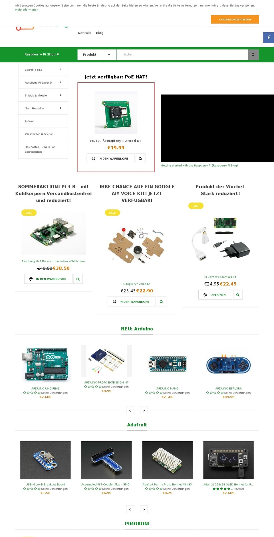 buyzero.de shopify website screenshot