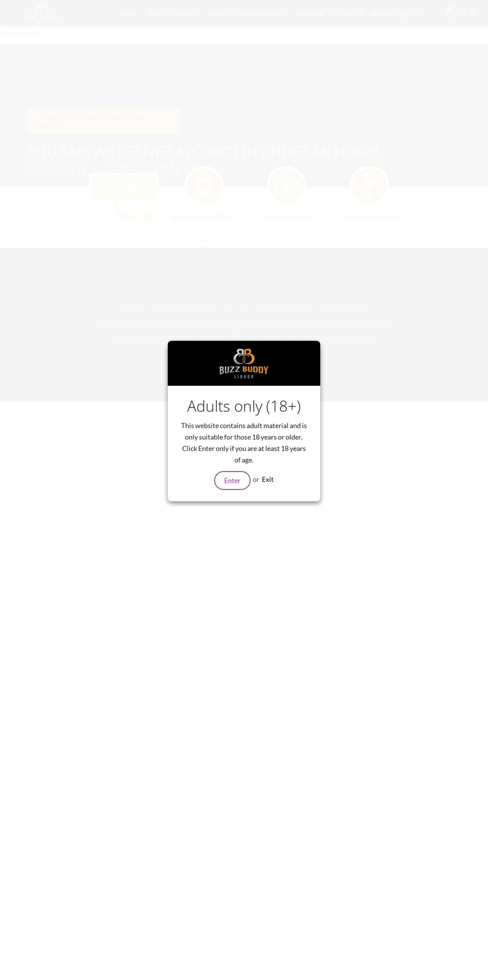 buzzbuddy.ca shopify website screenshot