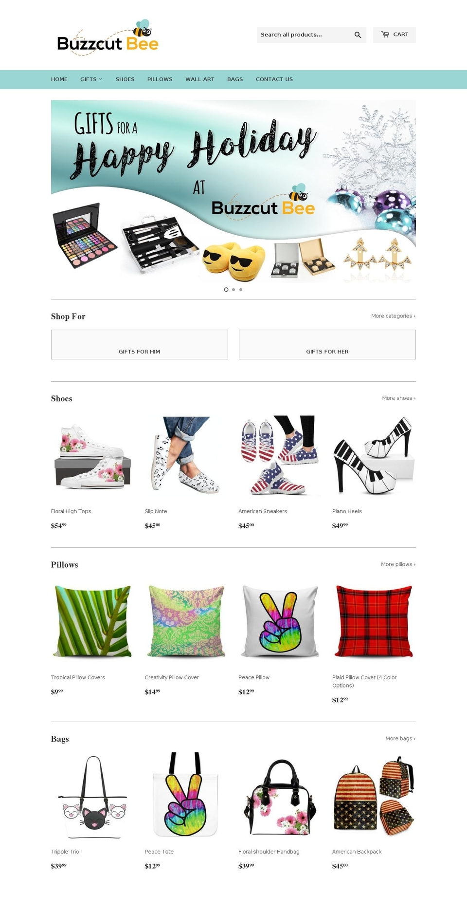 buzzcutbee.com — Shopify storefront screenshot