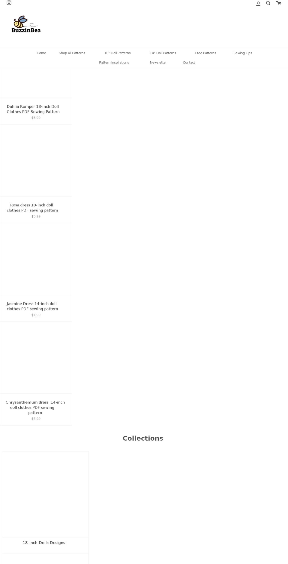 buzzinbea.com shopify website screenshot