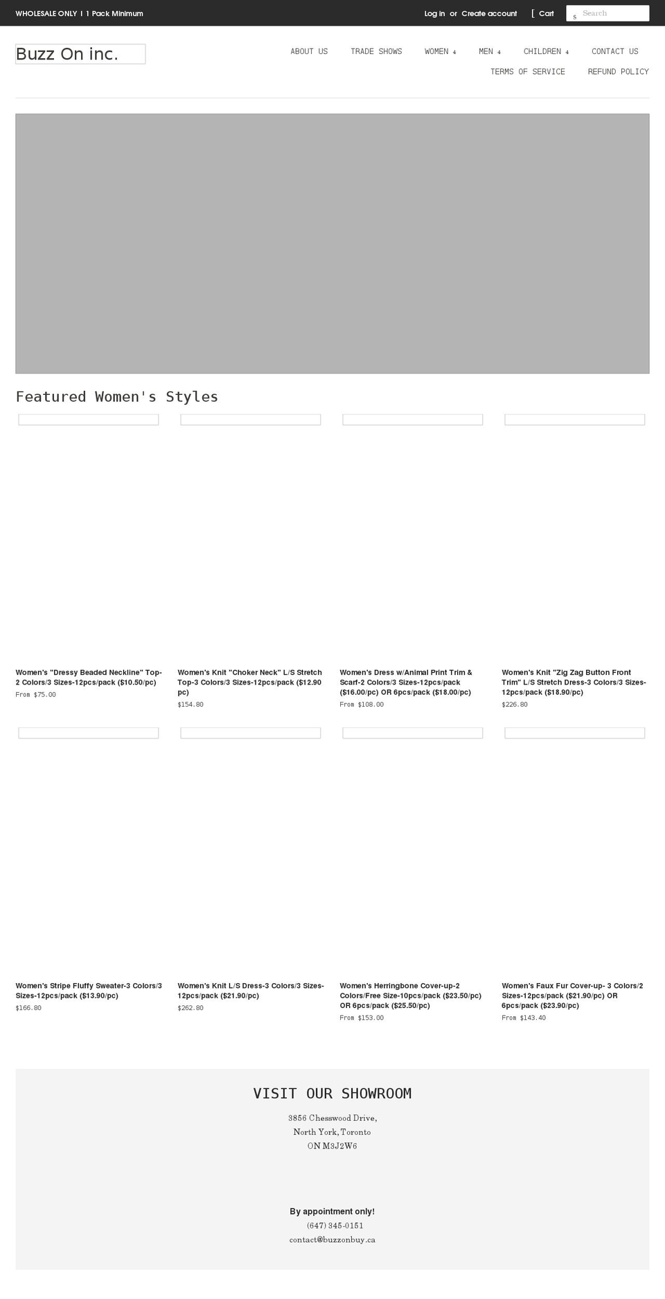 buzzonbuy.ca shopify website screenshot