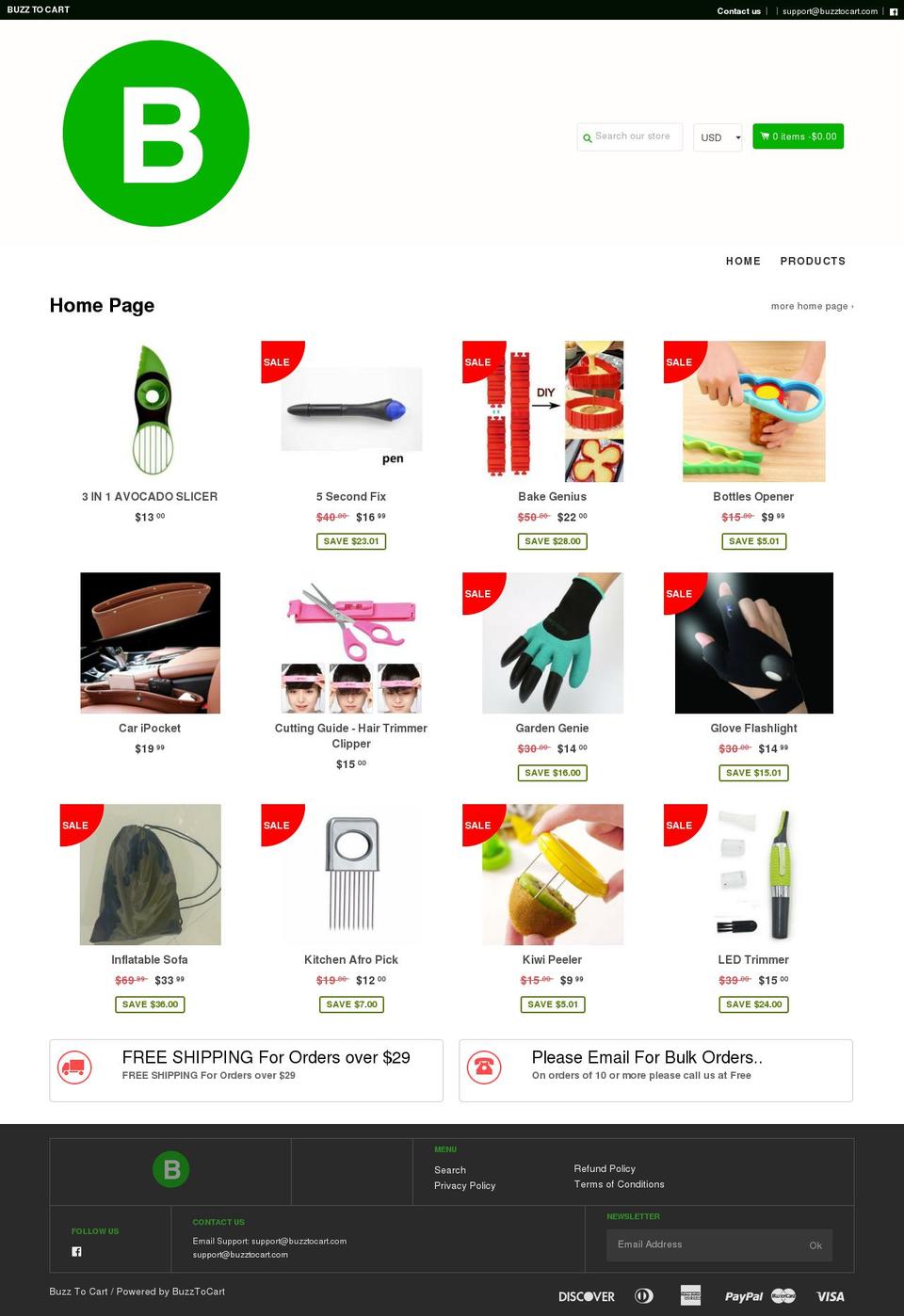 shopifybooster1-7-2 Shopify theme site example buzztocart.com